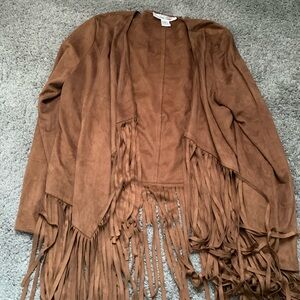 Fringe coat